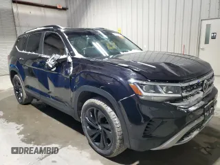 2022 Volkswagen Atlas 3.6L V6 SE w/Technology with VIN 1V2KR2CA1NC554876, listed as a Copart auction lot 44112265 with 46,958 mi miles and Salvage Title. Bid and sale history available at carsss.com. Image 4.