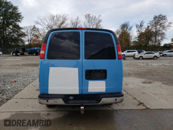 2013 Chevrolet Express Passenger 1LT z VIN 1GAZGYFG5D1190358, wystawiony jako Copart lot #75496574 z przebiegiem 114 340 mil mil oraz Szkoda całkowita • Salvage title. Historia ofert i sprzedaży dostępna na DreamBid. Obrazek 6.
