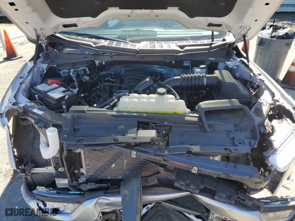 2023 Ford F-150 XL with VIN 1FTEW1C55PFA81733, listed as a Copart auction lot 46036295 with 17,138 mi miles and Salvage Title. Bid and sale history available at carsss.com. Image 11.