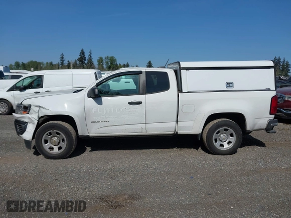 2021 Chevrolet Colorado 2WD Work Truck with VIN 1GCHSBEN2M1105829, listed as a IAAI auction lot 42105824 with 120,799 mi miles. Bid and sale history available at carsss.com. Image 14.