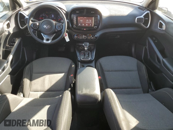 2020 Kia Soul S with VIN KNDJ23AU0L7016034, listed as a Copart auction lot 47012395 with 114,296 mi miles and Salvage Title. Bid and sale history available at carsss.com. Image 8.