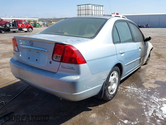 2003 Honda Civic Hybrid with VIN JHMES95673S017371, listed as a IAAI auction lot 41893086 with 1 mi miles. Bid and sale history available at carsss.com. Image 4.
