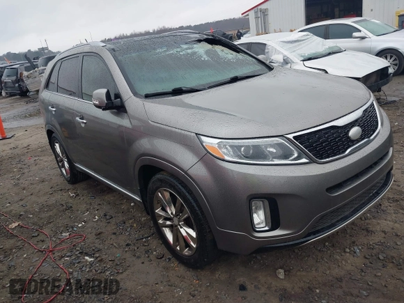 2014 Kia Sorento SX with VIN 5XYKW4A73EG535562, listed as a IAAI auction lot 41437275 with 1 mi miles. Bid and sale history available at carsss.com. Image 1.