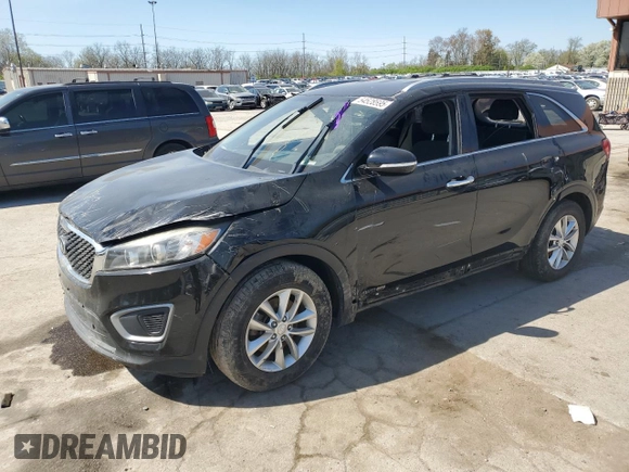 2016 Kia Sorento LX z VIN 5XYPGDA59GG179624, wystawiony jako Copart lot #54528595 z przebiegiem Nie podano mil oraz Szkoda całkowita • Salvage title. Historia ofert i sprzedaży dostępna na DreamBid. Obrazek 1.