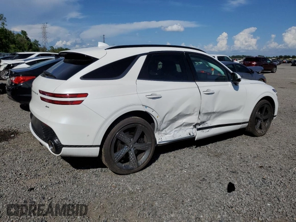 2023 Genesis GV70 2.5T with VIN KMUMADTB3PU130129, listed as a Copart auction lot 51048085 with 11,539 mi miles and Salvage Title. Bid and sale history available at DreamBid. Image 3.