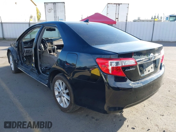 2012 Toyota Camry SE with VIN 4T1BK1FK3CU502477, listed as a IAAI auction lot 40921665 with 1 mi miles. Bid and sale history available at carsss.com. Image 3.