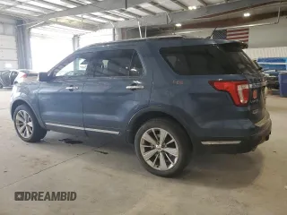 2018 Ford Explorer Limited with VIN 1FM5K8F83JGC77841, listed as a Copart auction lot 51765965 with 145,624 mi miles and Salvage Title. Bid and sale history available at carsss.com. Image 2.