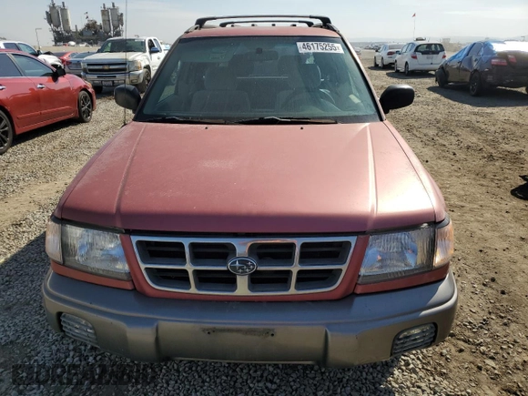 1998 Subaru Forester S with VIN JF1SF6551WH779052, listed as a Copart auction lot 46175255 with 286,469 mi miles and Clean Title. Bid and sale history available at carsss.com. Image 5.