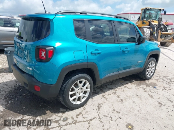 2022 Jeep Renegade Latitude with VIN ZACNJDB10NPN77271, listed as a IAAI auction lot 42512854 with 43,182 mi miles and . Bid and sale history available at DreamBid. Image 4.