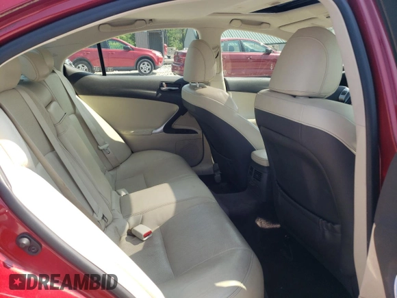 2012 Lexus IS 250 z VIN JTHCF5C26C5052793, wystawiony jako Copart lot #60808425 z przebiegiem 158 488 mil mil oraz Czysty tytuł • Clean title. Historia ofert i sprzedaży dostępna na DreamBid. Obrazek 10.