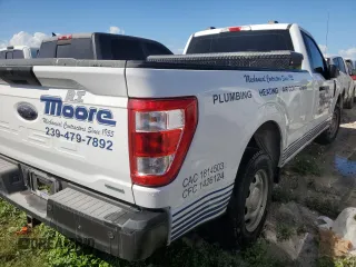 2021 Ford F-150 XL with VIN 1FTMF1CP0MKE69078, listed as a Copart auction lot 74470634 with Not provided miles and Non repairable. Bid and sale history available at DreamBid. Image 3.