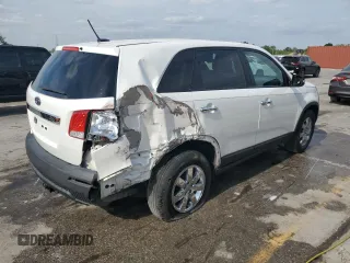 2012 Kia Sorento LX with VIN 5XYKT3A19CG219658, listed as a Copart auction lot 54078185 with 102,699 mi miles and Salvage Title. Bid and sale history available at DreamBid. Image 3.
