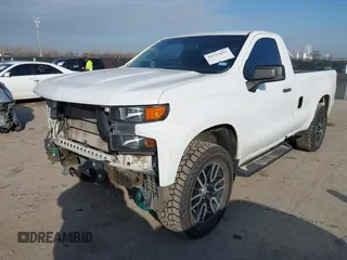 2021 Chevrolet Silverado 1500 Work Truck with VIN 3GCNWAEF4MG336162, listed as a IAAI auction lot 41577693 with 66,144 mi miles. Bid and sale history available at carsss.com. Image 2.