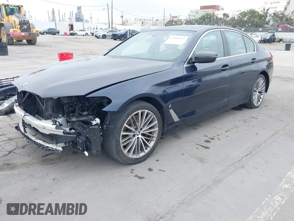 2019 BMW 5 Series 530e with VIN WBAJA9C56KB388241, listed as a IAAI auction lot 42181217 with 69,805 mi miles and . Bid and sale history available at carsss.com. Image 18.
