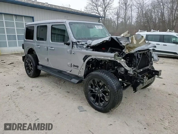 2021 Jeep Wrangler Unlimited Sahara Altitude with VIN 1C4HJXEN1MW692690, listed as a Copart auction lot 84927014 with 34,268 mi miles and Salvage title. Bid and sale history available at DreamBid. Image 15.
