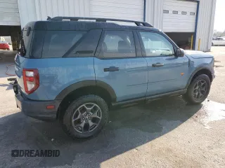 2021 Ford Bronco Sport Badlands z VIN 3FMCR9D99MRB07775, wystawiony jako Copart lot #50647835 z przebiegiem 95 030 mil mil oraz Szkoda całkowita • Salvage title. Historia ofert i sprzedaży dostępna na DreamBid. Obrazek 3.
