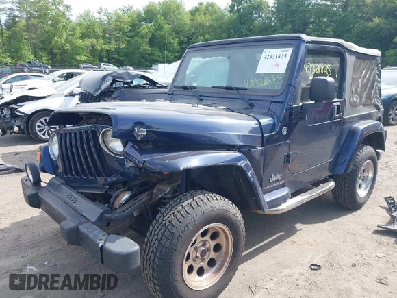 2006 Jeep Wrangler X with VIN 1J4FA39S36P763346, listed as a IAAI auction lot 42321825 with 104,077 mi miles and . Bid and sale history available at DreamBid. Image 2.
