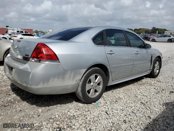 2010 Chevrolet Impala LT with VIN 2G1WB5EK1A1183208, listed as a Copart auction lot 51832825 with 156,981 mi miles and Salvage Title. Bid and sale history available at carsss.com. Image 3.