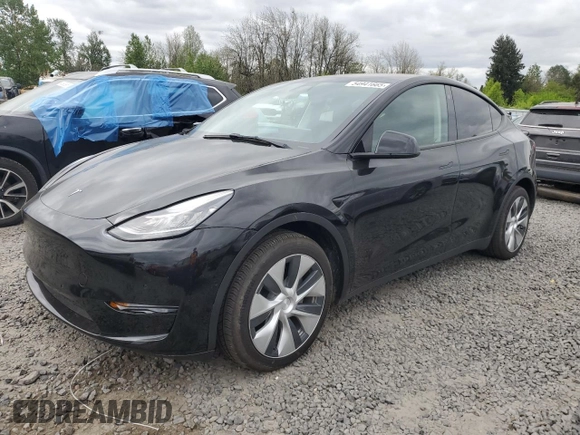 2021 Tesla Model Y Long Range with VIN 5YJYGDEE2MF243763, listed as a Copart auction lot 54941665 with 39,516 mi miles and Clean Title. Bid and sale history available at DreamBid. Image 1.