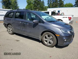2020 Honda Odyssey EX with VIN 5FNRL6H58LB036140, listed as a Copart auction lot 54787905 with 37,408 mi miles and Salvage Title. Bid and sale history available at DreamBid. Image 4.