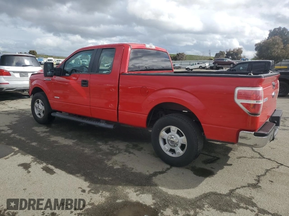 2014 Ford F-150 XL with VIN 1FTFX1CT2EKE45188, listed as a Copart auction lot 49287235 with 272,338 mi miles and Salvage Title. Bid and sale history available at carsss.com. Image 2.
