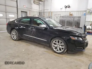 2015 Chevrolet Impala LTZ with VIN 2G1155SL6F9174088, listed as a Copart auction lot 43587095 with 80,755 mi miles and Salvage Title. Bid and sale history available at DreamBid. Image 4.
