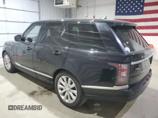 2017 Land Rover Range Rover HSE with VIN SALGS2FV1HA373098, listed as a Copart auction lot 53169525 with 87,037 mi miles and Salvage title. Bid and sale history available at DreamBid. Image 2.