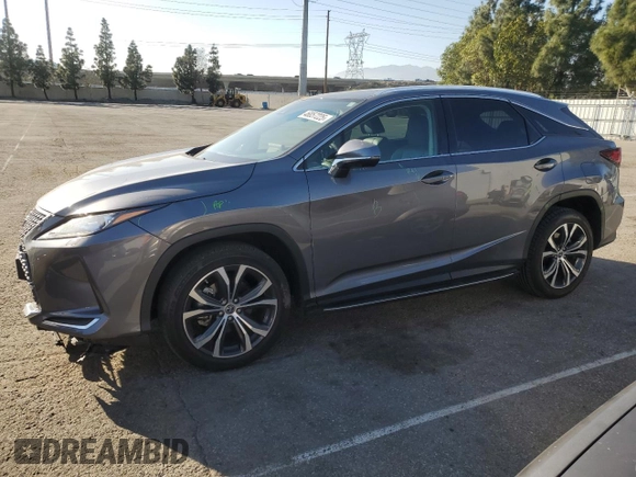 2022 Lexus RX with VIN 2T2HZMAA7NC228058, listed as a Copart auction lot 46857225 with 34,510 mi miles and Salvage Title. Bid and sale history available at carsss.com. Image 1.