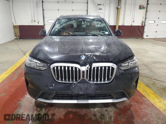 2024 BMW X3 xDrive30i with VIN 5UX53DP09R9U81366, listed as a Copart auction lot 48066155 with Not Provided miles and Salvage Title. Bid and sale history available at DreamBid. Image 5.