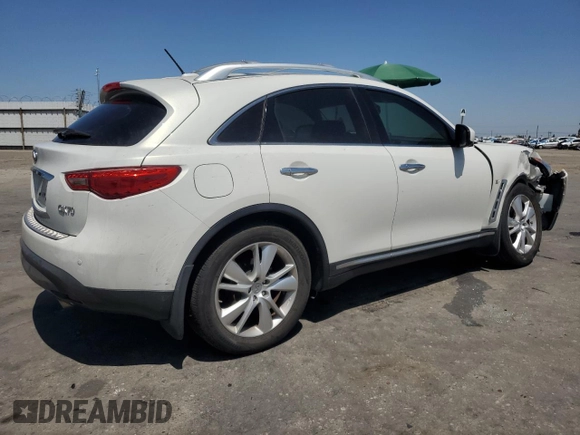 2014 Infiniti QX70 с VIN JN8CS1MU8EM451823, выставлен на аукционе Copart как лот 61134355 с пробегом 90 903 миль миль и Списание • Salvage title. История ставок и продаж доступна на DreamBid. Изображение 3.