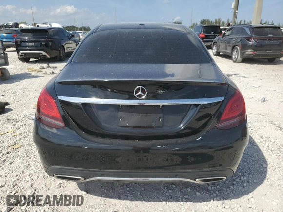 2020 Mercedes-Benz C 300 with VIN W1KWF8EB4LR580098, listed as a Copart auction lot 49272095 with Not Provided miles and Clean Title. Bid and sale history available at DreamBid. Image 6.