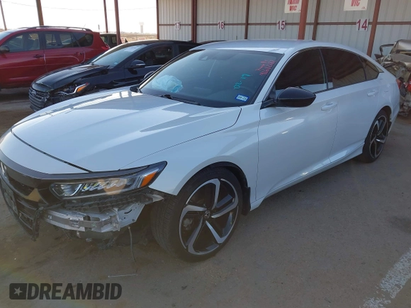 2019 Honda Accord Sedan Sport 1.5T with VIN 1HGCV1F33KA086621, listed as a IAAI auction lot 41612182 with 74,577 mi miles. Bid and sale history available at carsss.com. Image 17.