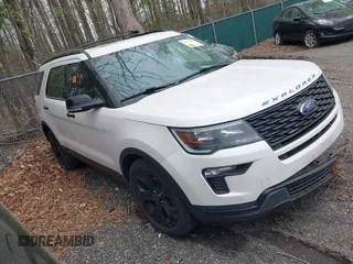 2019 Ford Explorer Sport with VIN 1FM5K8GT8KGB37269, listed as a IAAI auction lot 41914607 with Not Provided miles and . Bid and sale history available at carsss.com. Image 1.