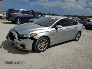 2019 Ford Fusion Hybrid SE with VIN 3FA6P0LUXKR107120, listed as a Copart auction lot 46972153 with 87,197 mi miles. Bid and sale history available at carsss.com. Image 1.