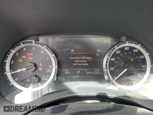 2024 Toyota Highlander LE with VIN 5TDKDRAH7RS537853, listed as a Copart auction lot 50980515 with 18,440 mi miles and Salvage title. Bid and sale history available at DreamBid. Image 9.