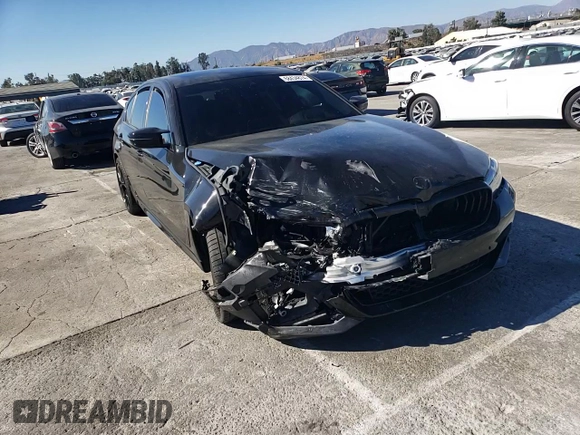 2023 BMW 5 Series M550i xDrive with VIN WBA13BK03PCM44838, listed as a Copart auction lot 68434874 with 17,798 mi miles and Salvage title. Bid and sale history available at DreamBid. Image 11.