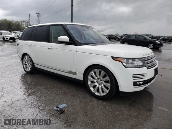 2016 Land Rover Range Rover Supercharged with VIN SALGS2EF3GA274078, listed as a Copart auction lot 51662885 with 73,221 mi miles and Clean title. Bid and sale history available at DreamBid. Image 4.