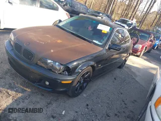 2001 BMW 3 Series 325Ci with VIN WBABN33461JW59851, listed as a IAAI auction lot 41258876 with 204,480 mi miles. Bid and sale history available at carsss.com. Image 2.