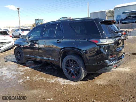 2021 Chevrolet Traverse Premier with VIN 1GNEVKKW0MJ197845, listed as a Copart auction lot 89196715 with 91,392 mi miles and Salvage Title. Bid and sale history available at carsss.com. Image 2.