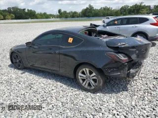 2010 Hyundai Genesis Coupe with VIN KMHHU6KH1AU025007, listed as a Copart auction lot 59543995 with 163,684 mi miles and Salvage title. Bid and sale history available at DreamBid. Image 2.