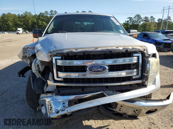 2014 Ford F-150 XL with VIN 1FTEW1CM8EKD65871, listed as a Copart auction lot 55603235 with 249,560 mi miles and Salvage title. Bid and sale history available at DreamBid. Image 5.