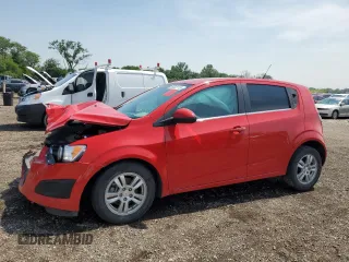 2012 Chevrolet Sonic LT with VIN 1G1JD6SH2C4131208, listed as a Copart auction lot 59522115 with 162,727 mi miles and Salvage title. Bid and sale history available at DreamBid. Image 1.