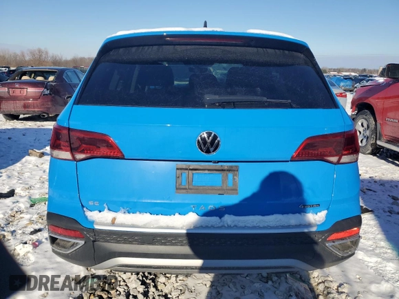 2023 Volkswagen Taos SE z VIN 3VVYX7B29PM321078, wystawiony jako Copart lot #41563715 z przebiegiem Nie podano mil oraz Nie do naprawy • Non repairable. Historia ofert i sprzedaży dostępna na DreamBid. Obrazek 6.