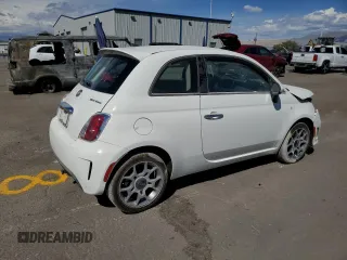 2018 FIAT 500 Pop with VIN 3C3CFFKH3JT465141, listed as a Copart auction lot 72617594 with 11,665 mi miles and Salvage Title. Bid and sale history available at carsss.com. Image 3.