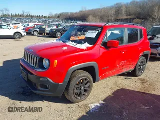 2015 Jeep Renegade Latitude with VIN ZACCJBBT0FPB72766, listed as a IAAI auction lot 41260398 with 126,270 mi miles and . Bid and sale history available at DreamBid. Image 17.