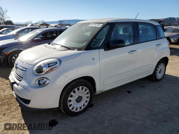 2015 FIAT 500L Pop with VIN ZFBCFAAH1FZ030573, listed as a Copart auction lot 88730755 with 112,589 mi miles and Clean Title. Bid and sale history available at carsss.com. Image 1.