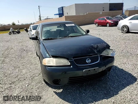 2003 Nissan Sentra XE with VIN 3N1CB51D13L792787, listed as a Copart auction lot 52448385 with 187,810 mi miles and Salvage Title. Bid and sale history available at DreamBid. Image 10.