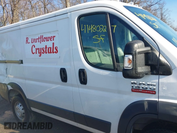2017 Ram ProMaster Cargo with VIN 3C6TRVNG7HE514346, listed as a IAAI auction lot 41480227 with 36,722 mi miles. Bid and sale history available at carsss.com. Image 13.