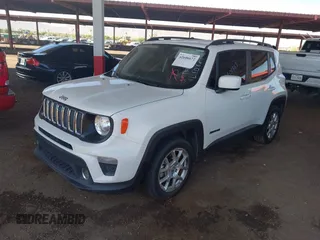 2020 Jeep Renegade Latitude with VIN ZACNJABB7LPL10827, listed as a IAAI auction lot 42606672 with 149,110 mi miles and . Bid and sale history available at DreamBid. Image 2.