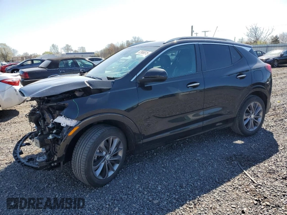 2021 Buick Encore GX Select with VIN KL4MMESL6MB111778, listed as a Copart auction lot 52966615 with 33,208 mi miles and Salvage title. Bid and sale history available at DreamBid. Image 1.